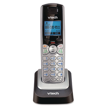 Two-Line Cordless Accessory Handset for DS6151 System, Black/Silver