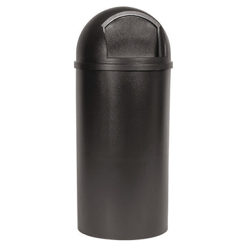 Marshal Classic Container, 15 gal, Plastic, Brown
