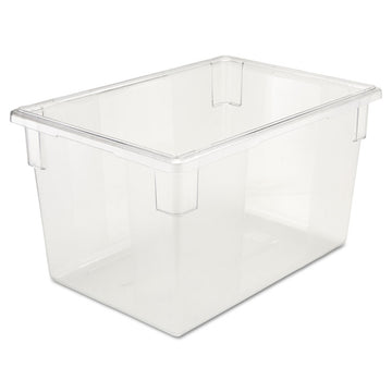 Food/Tote Boxes, 21.5 gal, 26 x 18 x 15, Clear, Plastic