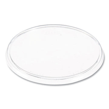 Non-Vented Cup Lids, Fits 32 oz/44 oz Hot Cups, Plastic, Clear, 500/Carton
