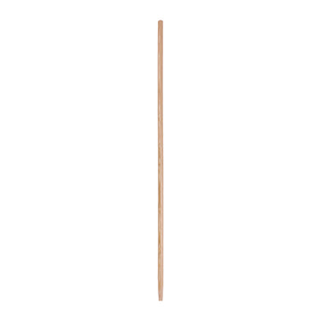 Tapered End Broom Handle, Lacquered Wood, 1.13" dia x 54", Natural