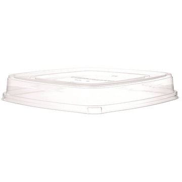 Lids for Regalia Sugarcane 160 oz Bowls, 12 x 12 x 1.9, Clear, 50/Carton