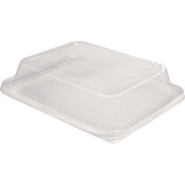 High Dome Lid for Aluminum Steam Table Pans, Fits Half-Size High Dome Pan, 10.75 x 13.12, 100/Carton