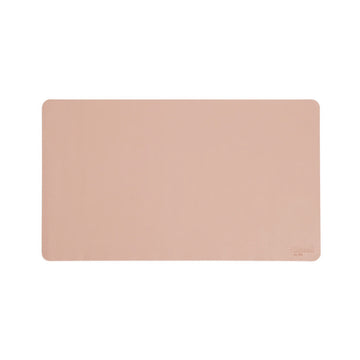 Vegan Leather Desk Pads, 23.6" x 13.7", Light Pink