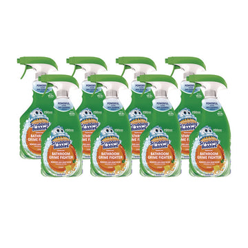 Multi Surface Bathroom Cleaner, Fresh Citrus Scent, 32 oz Spray Bottle, 8/Carton