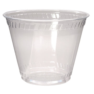 Kal-Clear PET Cold Drink Cups, Old-Fashioned Glass, 9 oz, Plastic, Clear, 50/Sleeve, 20 Sleeves/Carton