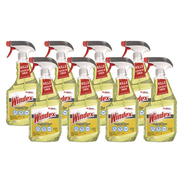 Windex® Multisurface Disinfectant Spray - 32 fl oz (1 quart) - Disinfectant, Streak-free - Yellow - 1 Each