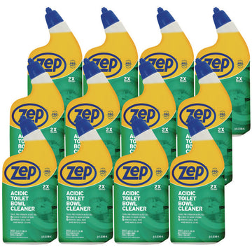 Acidic Toilet Bowl Cleaner, Mint Scent, 32 oz Bottle, 12/Carton