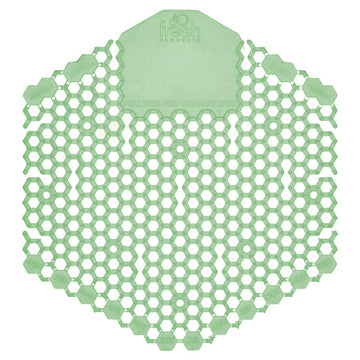 Wave 3D Urinal Deodorizer, Cucumber Melon Scent, Green, 10/Box