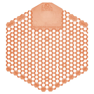 Wave 3D Urinal Deodorizer, Mango Scent, Orange Color, 10/Box
