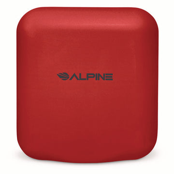 Hemlock Commercial Automatic 120V Hand Dryer, 6.68 x 11.41 x 12.31, Red