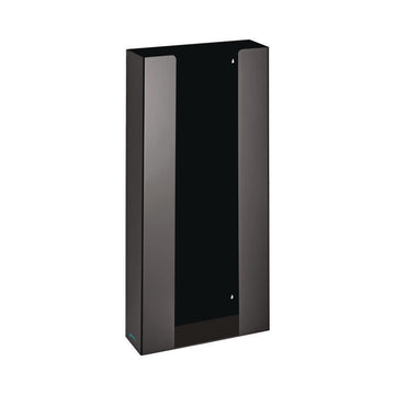 Acrylic Glove Dispenser, Quad Box Capacity, 10.2 x 3.5 x 21.1, Black