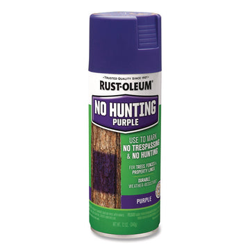 Specialty No Hunting Purple Spray Paint, Flat No Hunting Purple, 12 oz Aerosol Can
