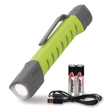 Pro Series Inspection Light, Rechargeable Lithium Ion Battery/2 AAA Batteries (Included), Gray/Green