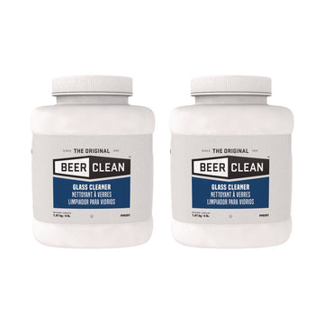 Beer Clean Glass Cleaner, Powder, 4 lb Bucket, 2/Carton