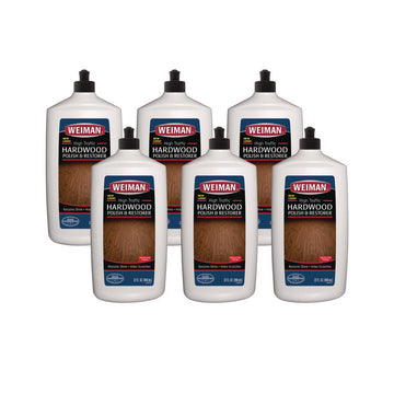 High Traffic Hardwood Polish and Restorer, Slight Acrylic Scent, 32 oz Squeeze Bottle, 6/Carton