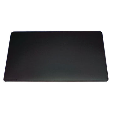 Anti-Slip Contoured Edge PVC Desk Pad, 20.5" x 25.5", Black