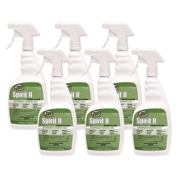 Spirit II Ready-to-Use Disinfectant, Citrus Scent, 32 oz Spray Bottle, 12/Carton