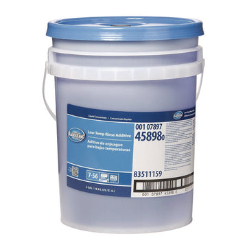 Low-Temp Rinse Additive, Unscented, 5 gal Pail