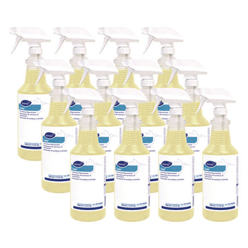 Crew Tile and Grout Rejuvenator, Chlorine Scent, 32 oz Spray Bottle, 12/Carton