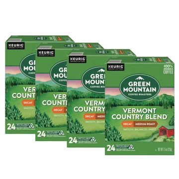 Vermont Country Blend Decaf Coffee K-Cups, 96/Carton