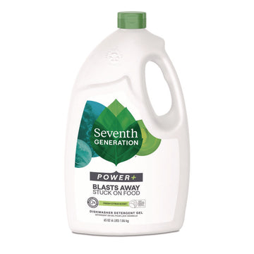 Natural Automatic Dishwasher Gel, Ultra Power Plus, Fresh Citrus Scent, 65 oz Bottle