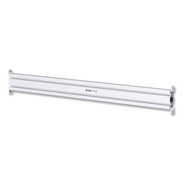 Slat Rail for Slat Wall System for 32" TVs, 3.39w x 1.8d x 41h, Silver, Supports 33 lb