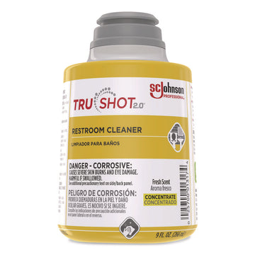 TruShot 2.0 Restroom Cleaner, Fresh Scent, 9 oz Cartridge, 4/Carton