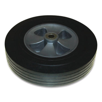 12-Inch Wheel Kit with Hardware, For 1 cu yd Standard Duty Tilt Truck, Black/Gray