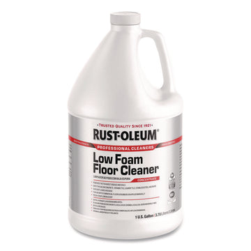 Professional Low Foam Floor Cleaner Concentrate, Lemon Scent, 1 gal Bottle, 4/Carton