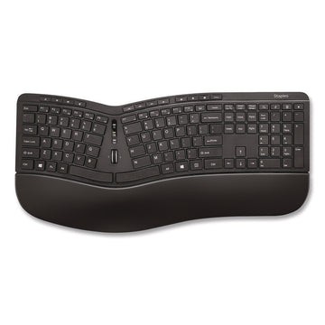 Wireless Ergonomic Keyboard, Black