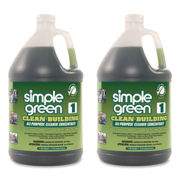 Clean Building All-Purpose Cleaner Concentrate, Unscented, 1 gal Bottle, 2/Carton