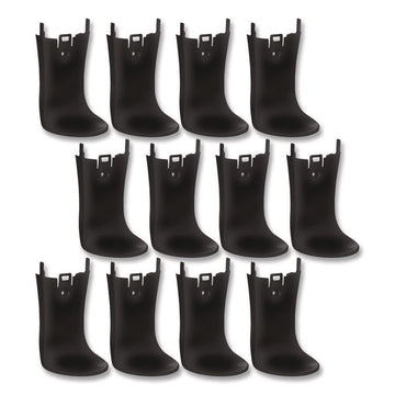 SHIELD Floor and Wall Protector for ADX and LTX Dispensers, Black, 12/Carton