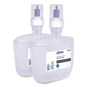 Ultra Moisturizing Foam Hand Sanitizer, 1,200 mL Cassette, Unscented, 2/Carton