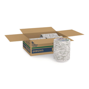 Dixie Ultra® Pathways 12 oz Heavyweight Paper Bowls by GP Pro - Pathways - Disposable - Microwave Safe - White - Paper Body - 125 / Pack