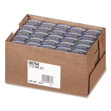 Jelly/Jam Plastic Portion Control Cups, Grape, 0.5 oz Cup, 200/Carton
