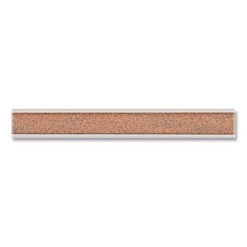 Grip-A-Strip Cork Map Rail, 1" x 96", Brown/Silver