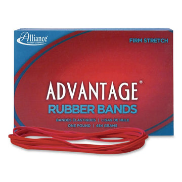 Advantage Multi-Purpose Rubber Band, Size 69, Red, 1 lb Box, 140/Box