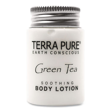 Terra Pure Body Lotion Jam Jar, 1 oz Jar, Green Tea and Lemongrass Scent, 300/Carton