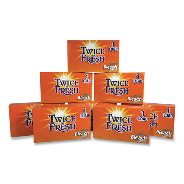 Color Safe Powder Bleach Vend Pack, 1 Load Box, 100/Carton