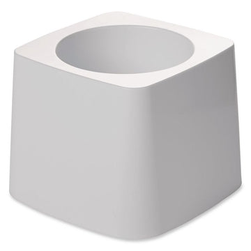 Commercial-Grade Toilet Bowl Brush Holder, White