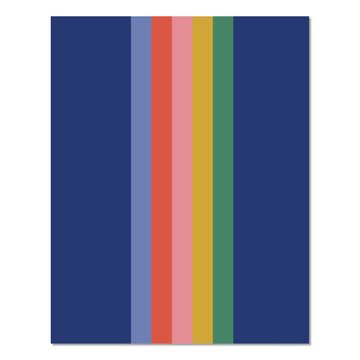 Bold Stripe Monthly Planner, 9.5 x 7.5, Multicolor Cover, 12-Month (Jan to Dec): 2026