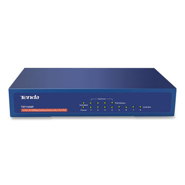 TEF1008P 10/100Mbps Ethernet Unmanaged Switch, 8 Ports