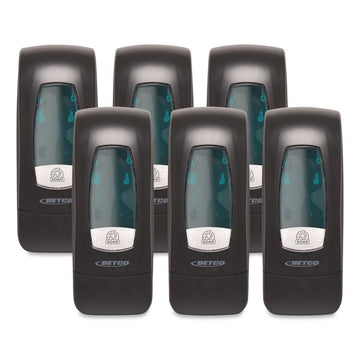 Clario C3 Manual Gel Lotion Dispenser, 5.08 x 4 x 12.1, Black, 6/Carton