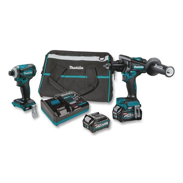 40V MAX XGT Brushless Lithium-Ion 1/2" Cordless Hammer Drill Driver and Four-Speed Impact Driver Combo Kit (Reconditioned)