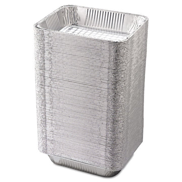 Aluminum Steam Table Pans, Half-Size Deep, 10.38" x 2.56" x 12.75", 100/Carton