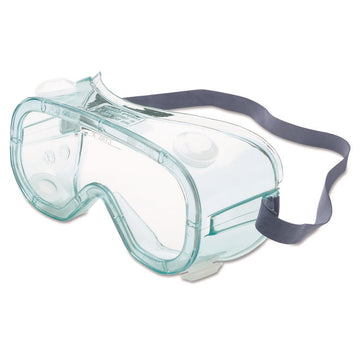 A610S Safety Goggles, OTG, Clear Anti-Fog Lens, Translucent Green Frame