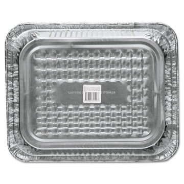 Aluminum Steam Table Pans, Half-Size Deep, 2.56" Deep, 10.38 x 12.75, 100/Carton