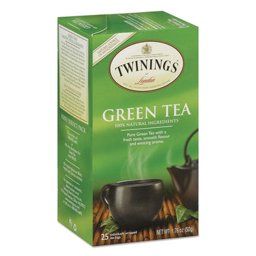 Tea Bags, Green, 1.76 oz Filterbag, 25/Box