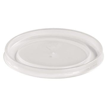 Plastic High Heat Vented Lid, Fits 16 oz to 32 oz Containers, White, 50/Bag, 10 Bags/Carton